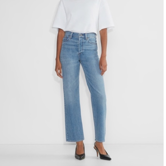 Denim Forum Aritizia The Arlo High Rise Straight Jeans - Picture 1 of 8